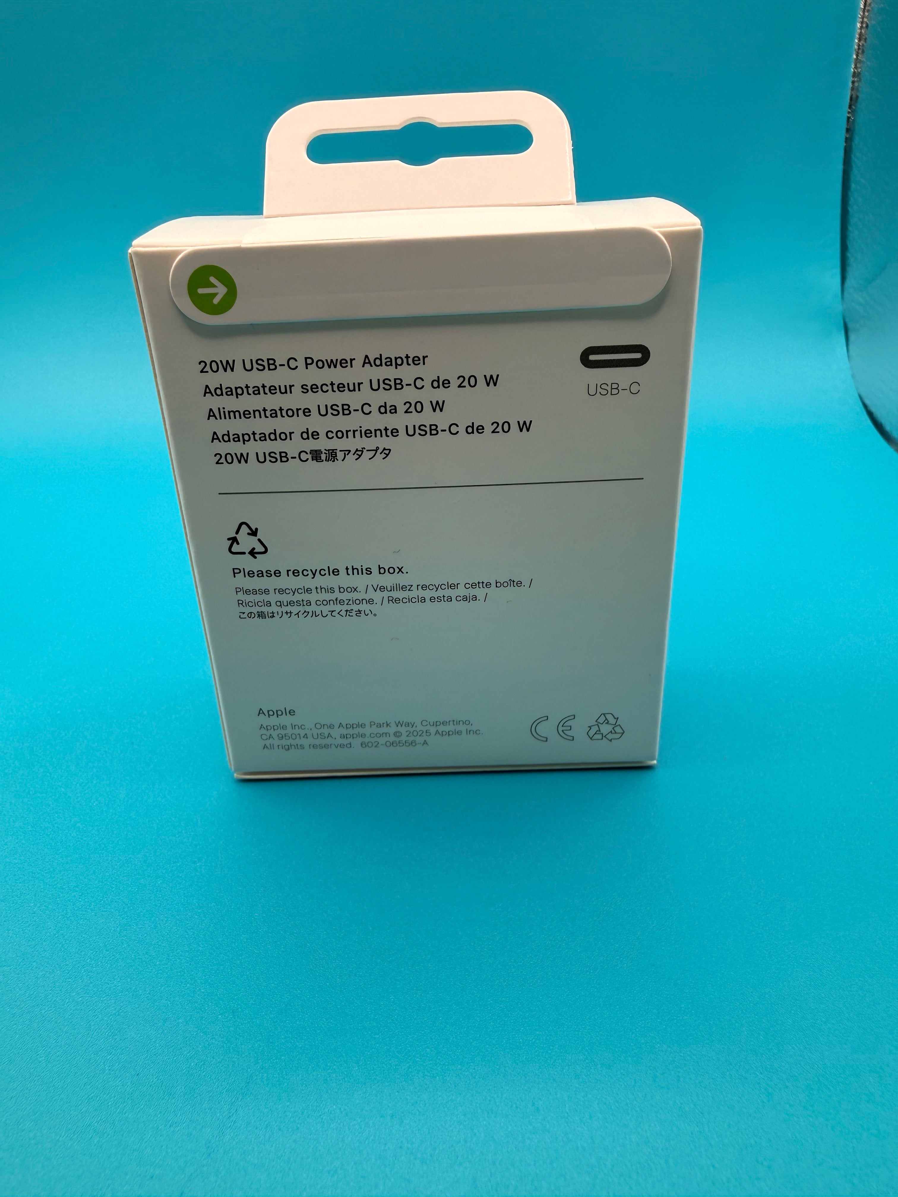 Incarcator Retea Apple, 20W, 3A, 1 x USB-C, Alb