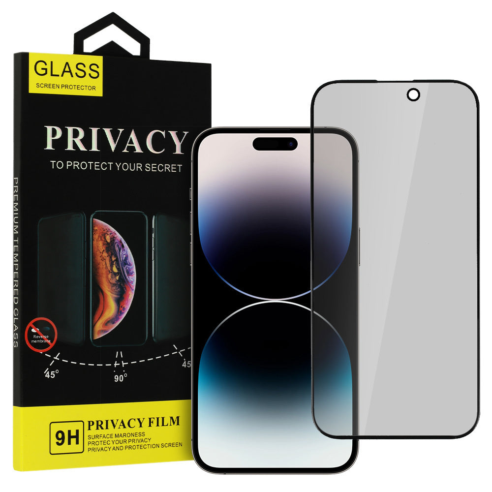 Folie de protectie Ecran Privacy OEM pentru  SAMSUNG GALAXY A36/A56/ S20 FE/LITE/S25 FE BLACK, Sticla Securizata, Full Glue