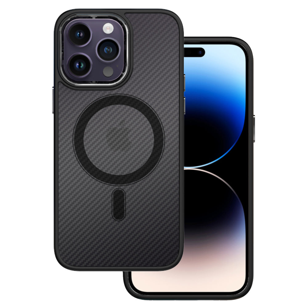 Husă Tel Protect Magnetic Carbon – Protecție Militară și Design Carbon