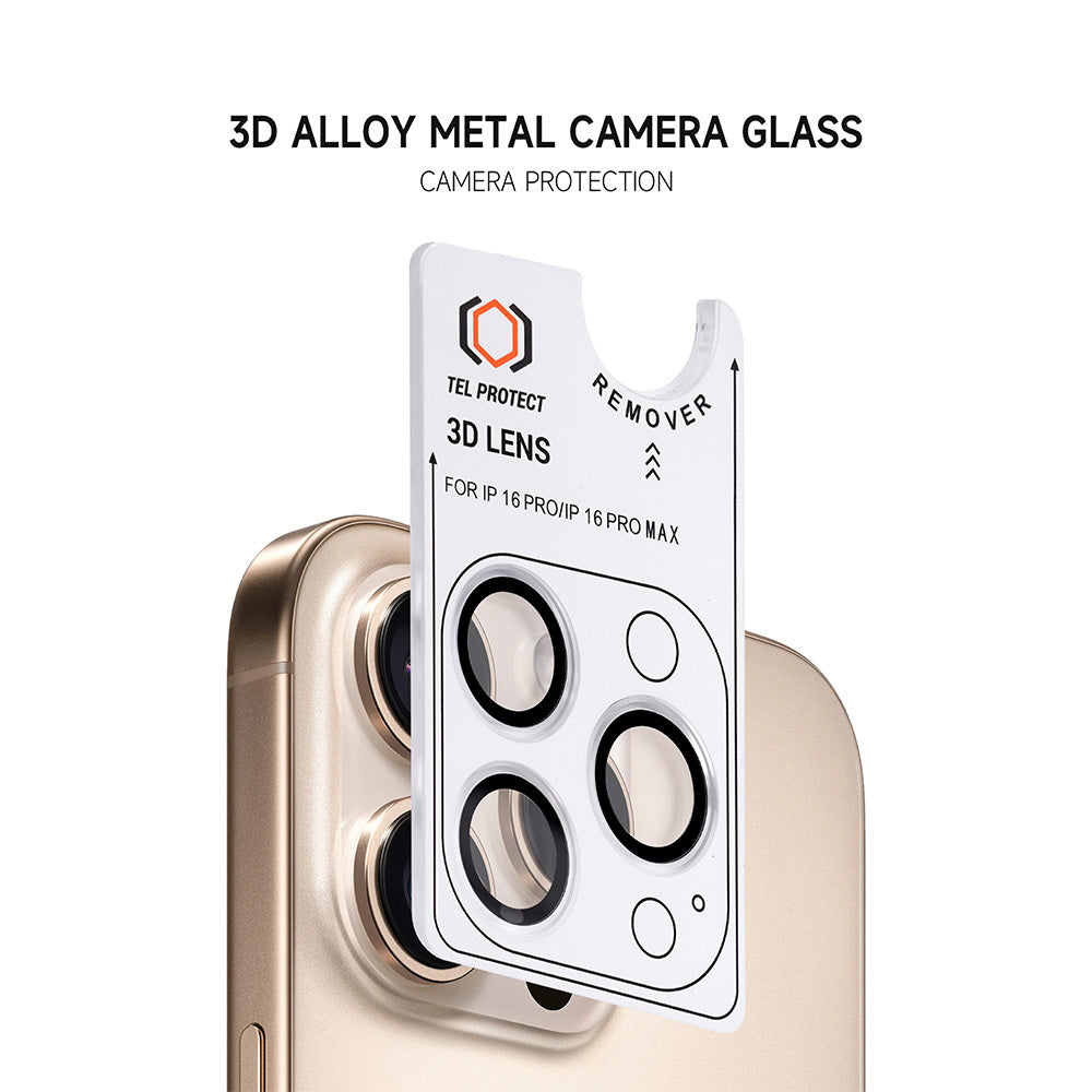 Protecție Lentile Cameră Tel Protect 3D Lens – iPhone 17 (Set 2 bucăți)